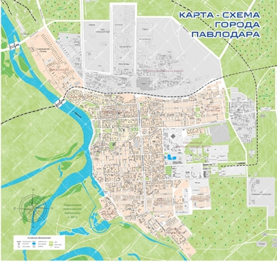 Стенд-карта на магнитной основе, размер 2.12 х 2 м